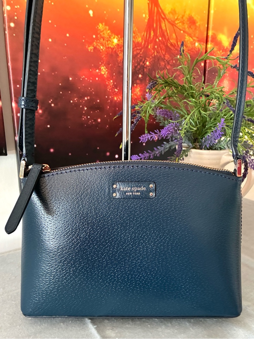 Kate Spade Navy Leather Crossbody